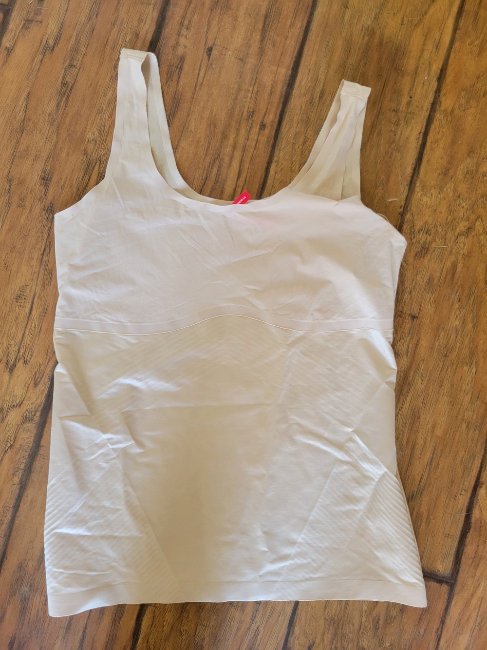 SPANX Cream Seamless Sculpting Tank Top